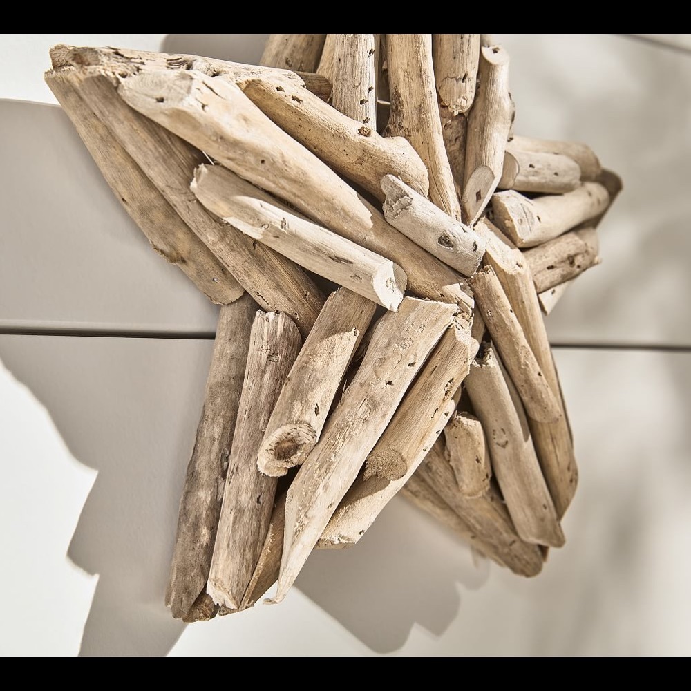Pottery Barn Rustic Pieced Driftwood Stars Wall Art - Set Of 3 ✨ - Picture 4 of 15